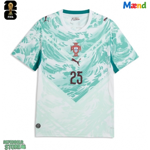 Portugal Nuno Mendes #25 Replika Udebanetrøje VM 2026 Kortærmet